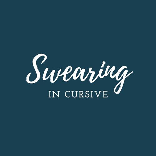 Swearing in Cursive Logo