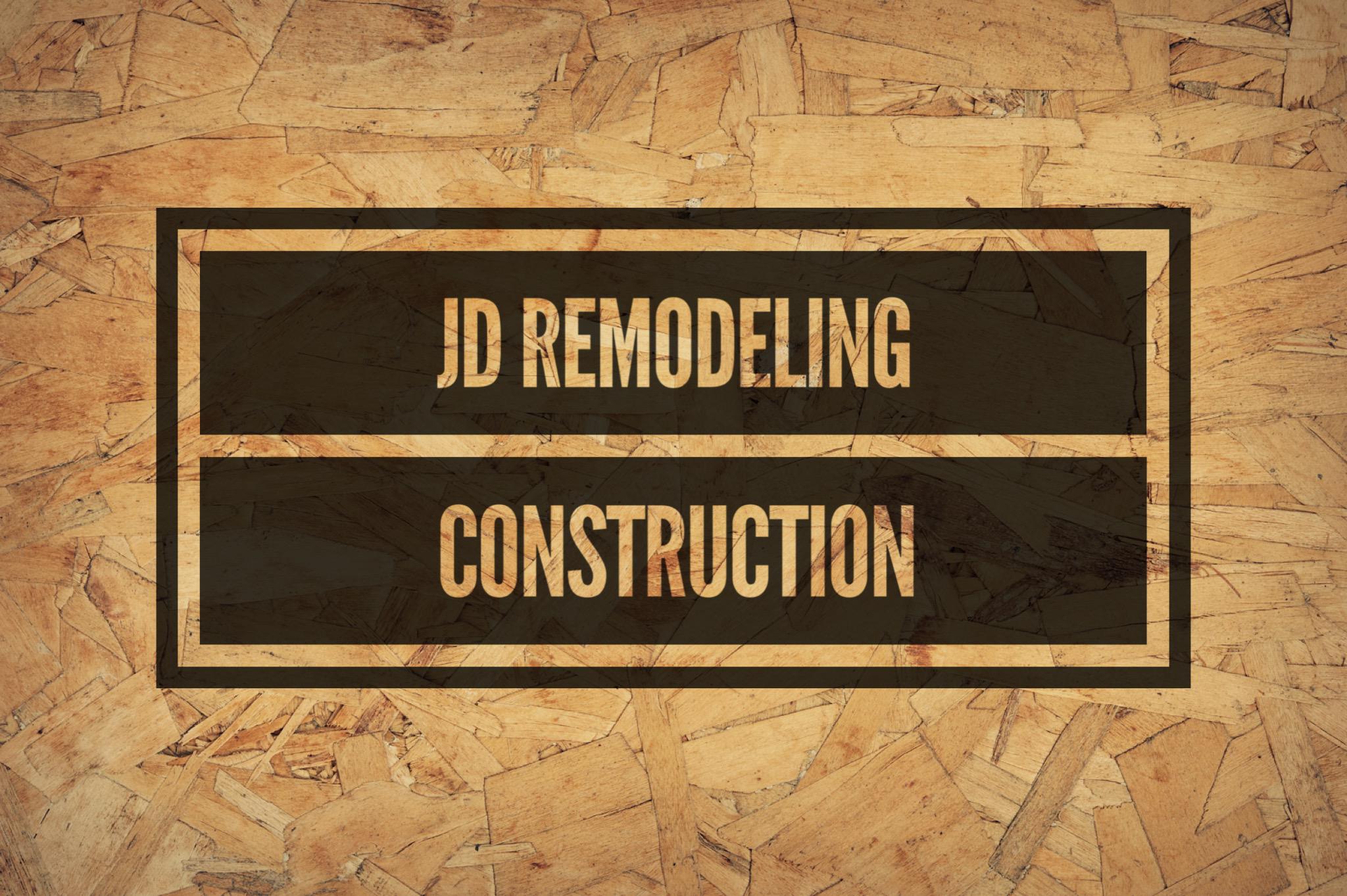 JD Remodeling Construction Logo