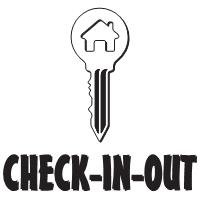 CHECK-IN-OUT Logo