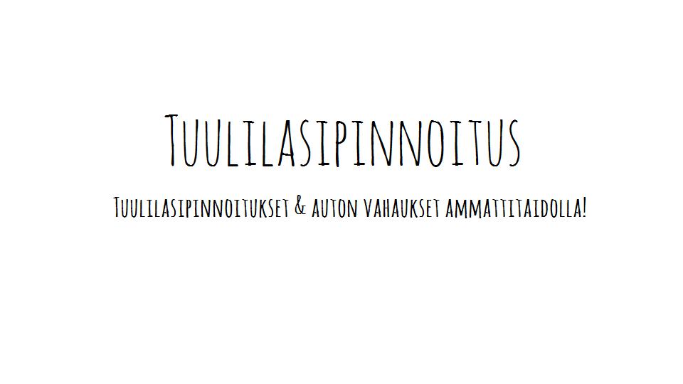 Tuulilasipinnoitus Logo