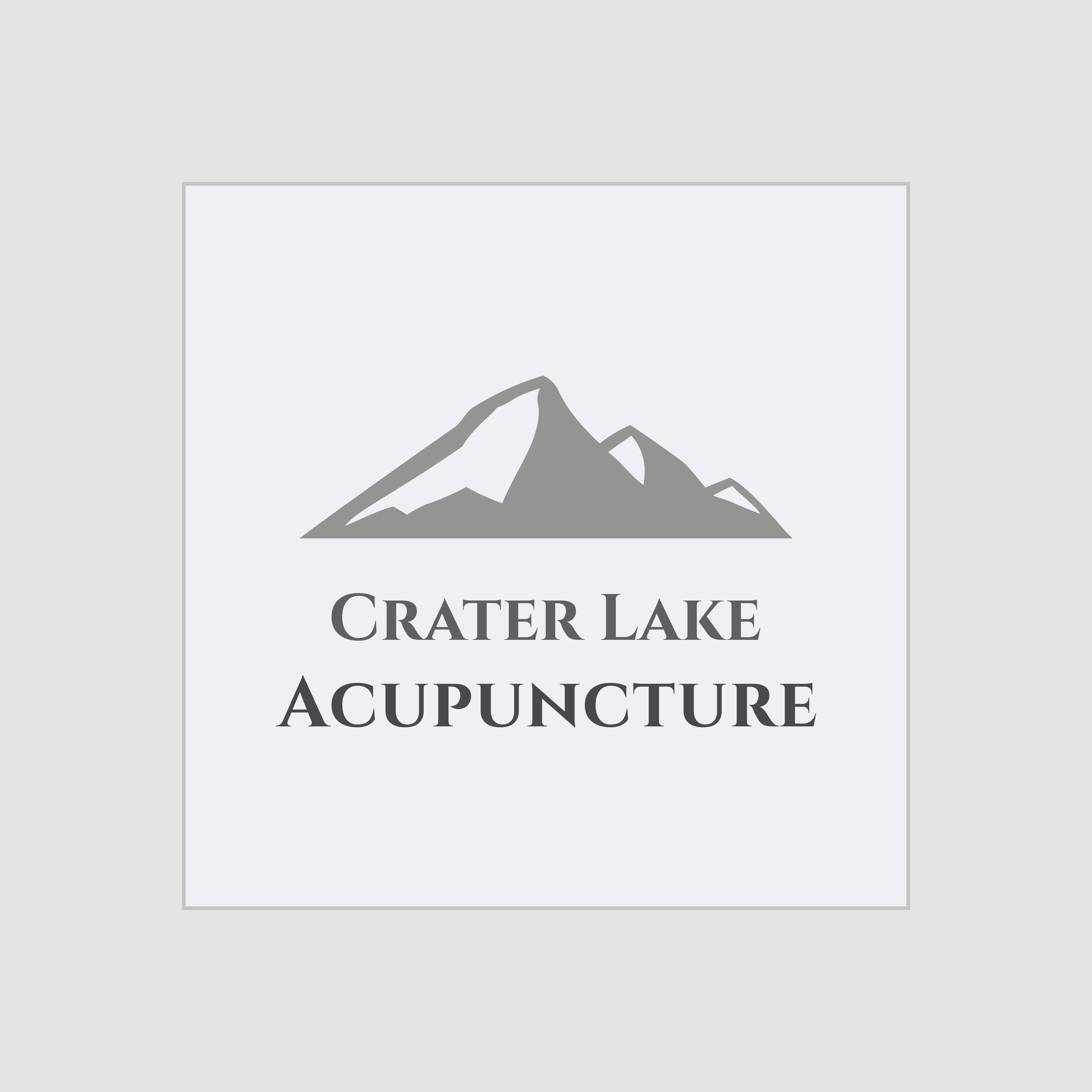 Crater Lake Acupuncture Logo