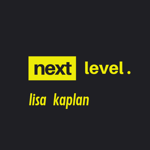next level by lisa kaplan Logo