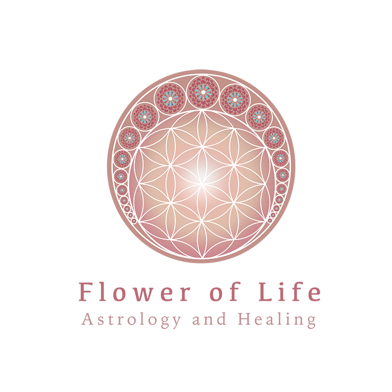 Flower of Life Astrology and Healing Logo
