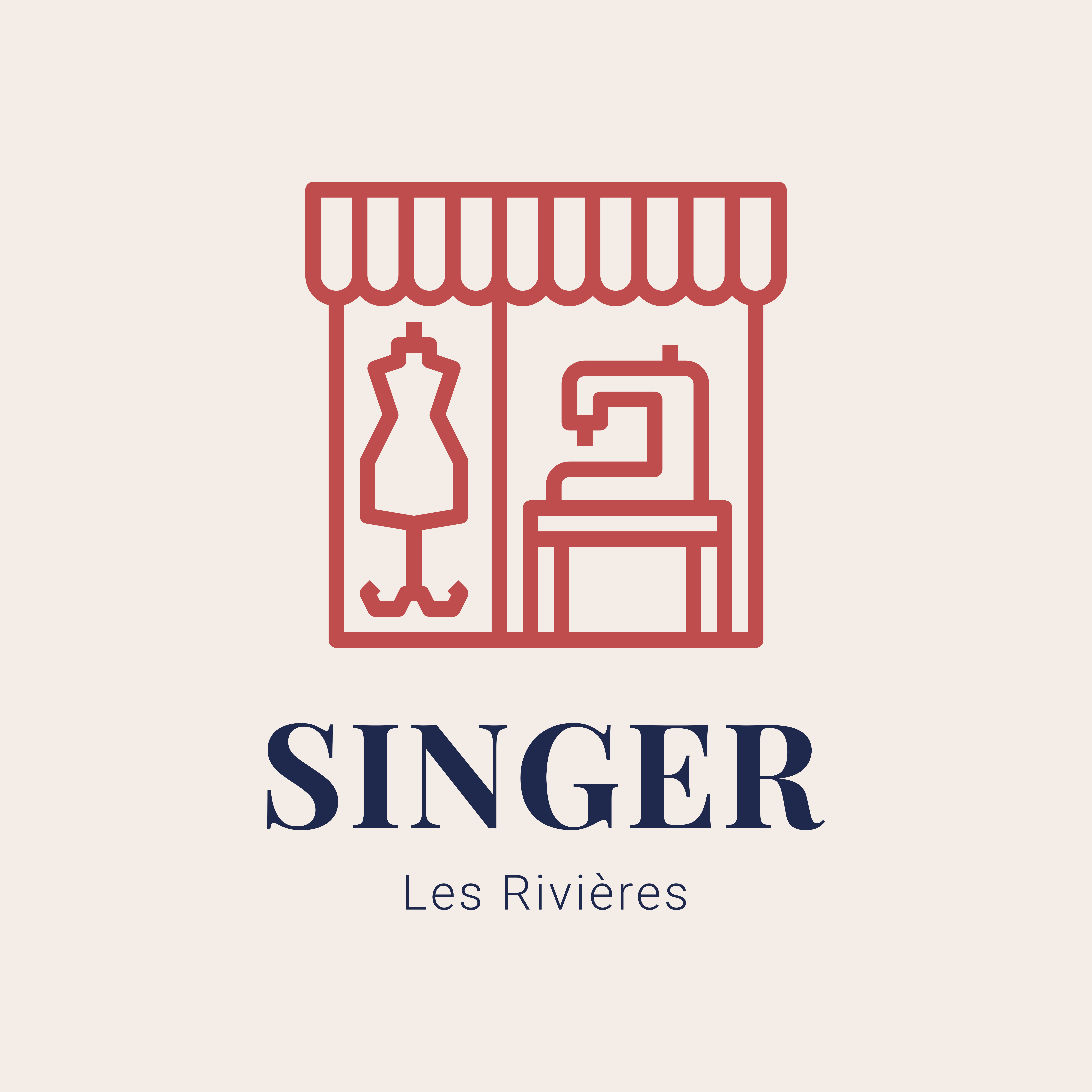 SINGER Les Rivières Logo
