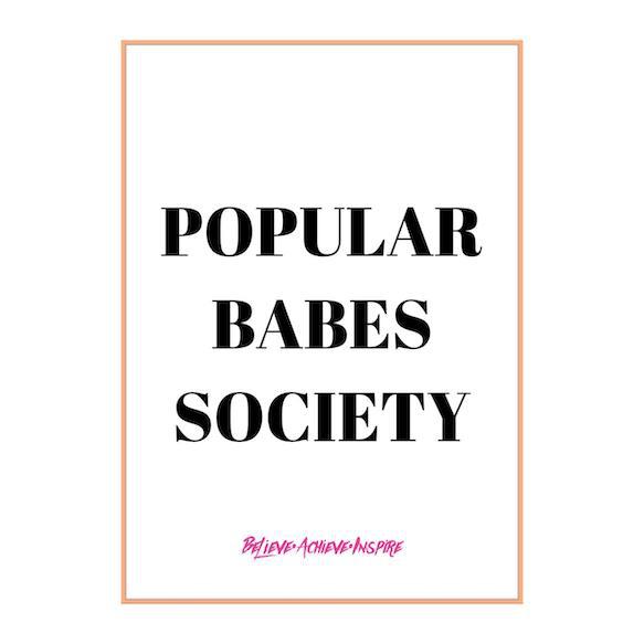 Popular Babes Society Logo