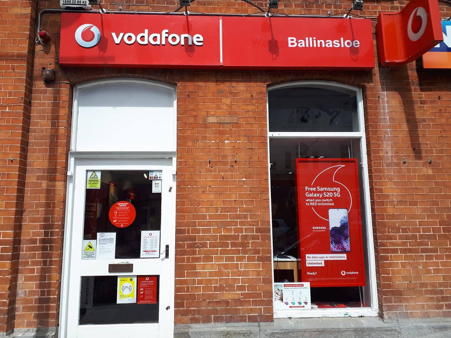 Vodafone Ballinasloe Logo