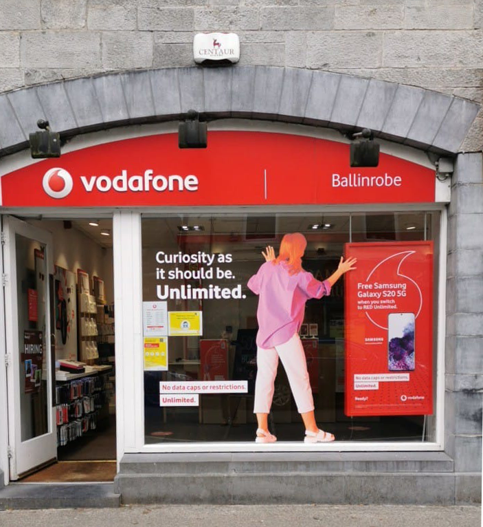 Vodafone Ballinrobe Logo