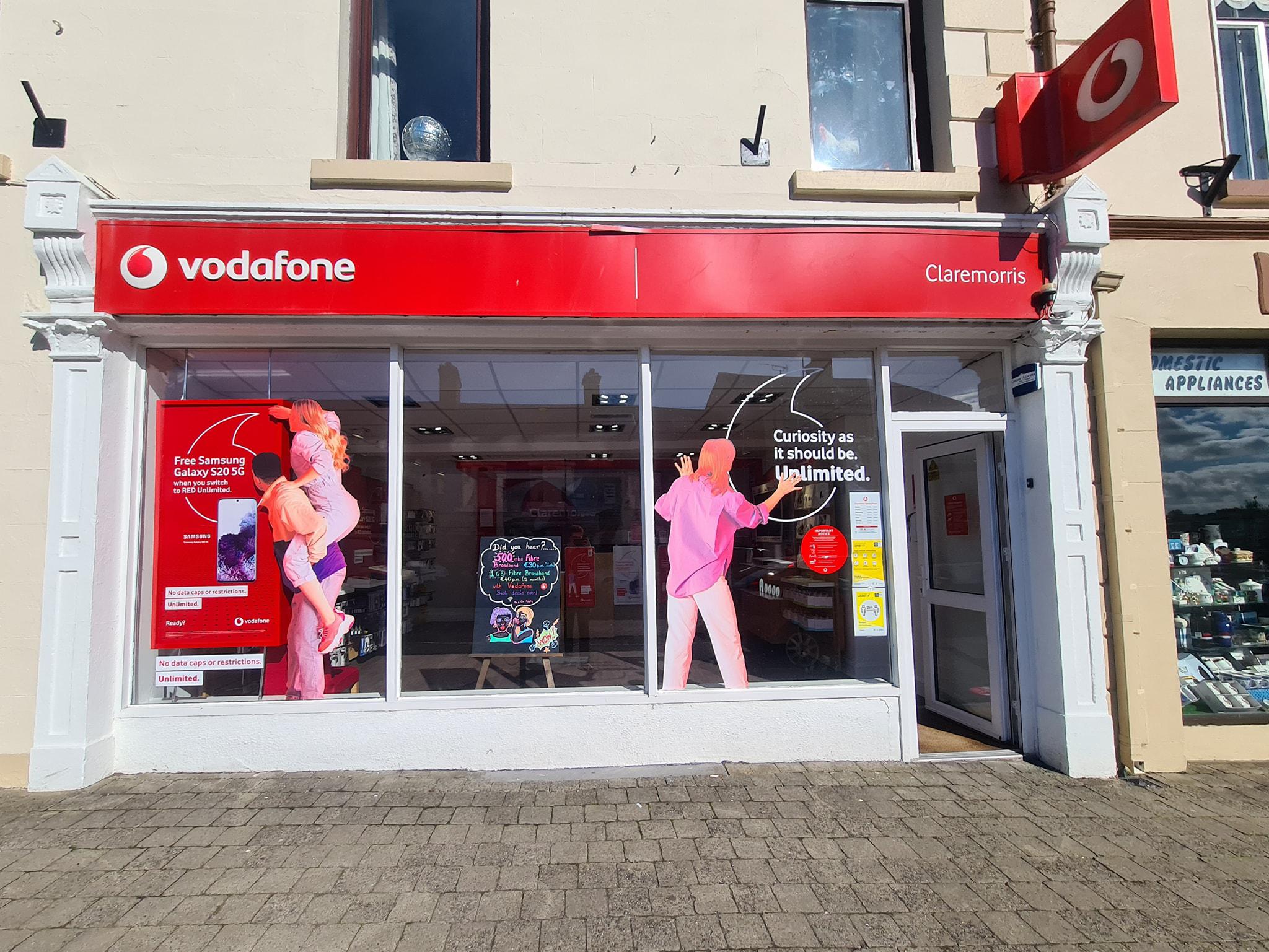 Vodafone Claremorris Logo