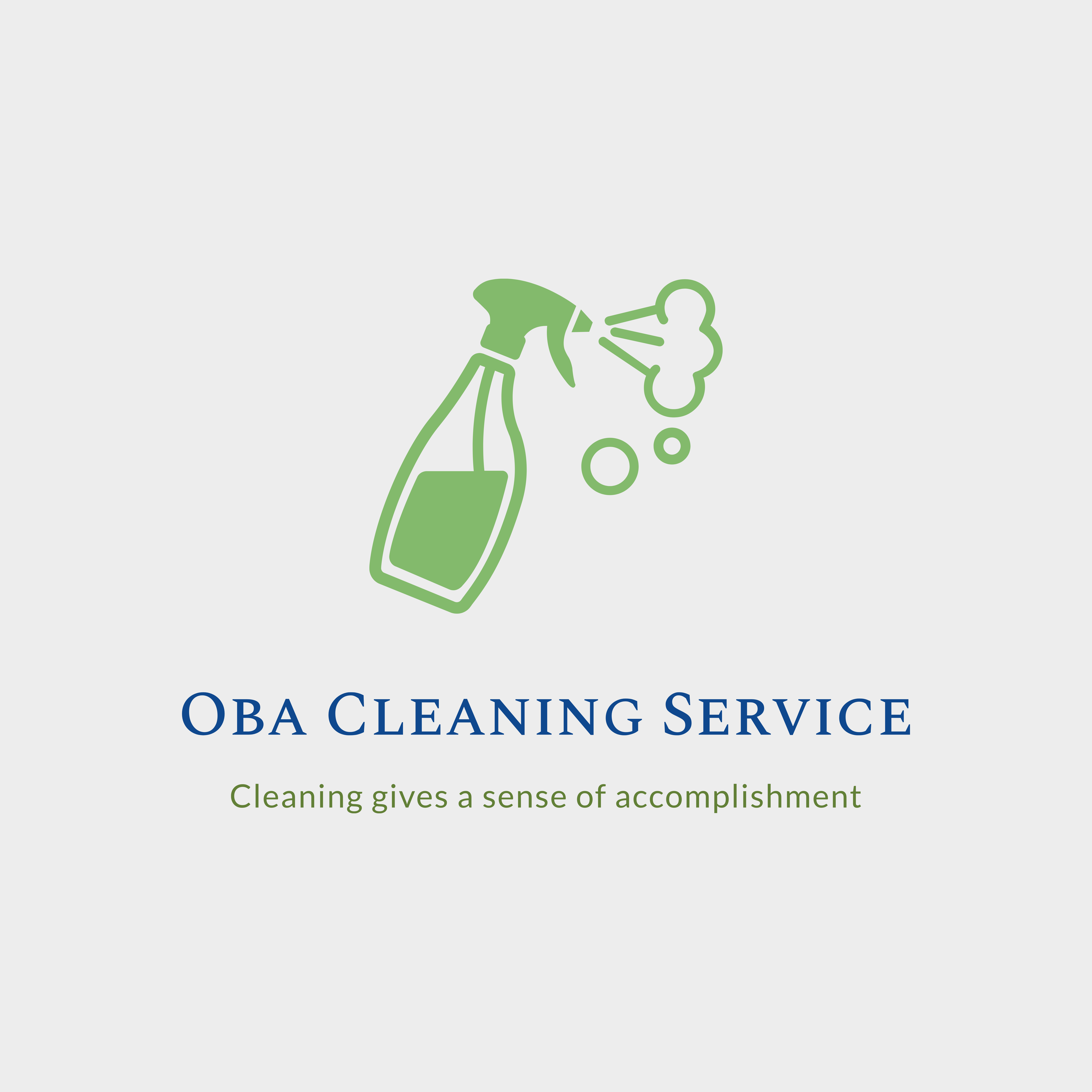 Oba Cleaning Service Logo