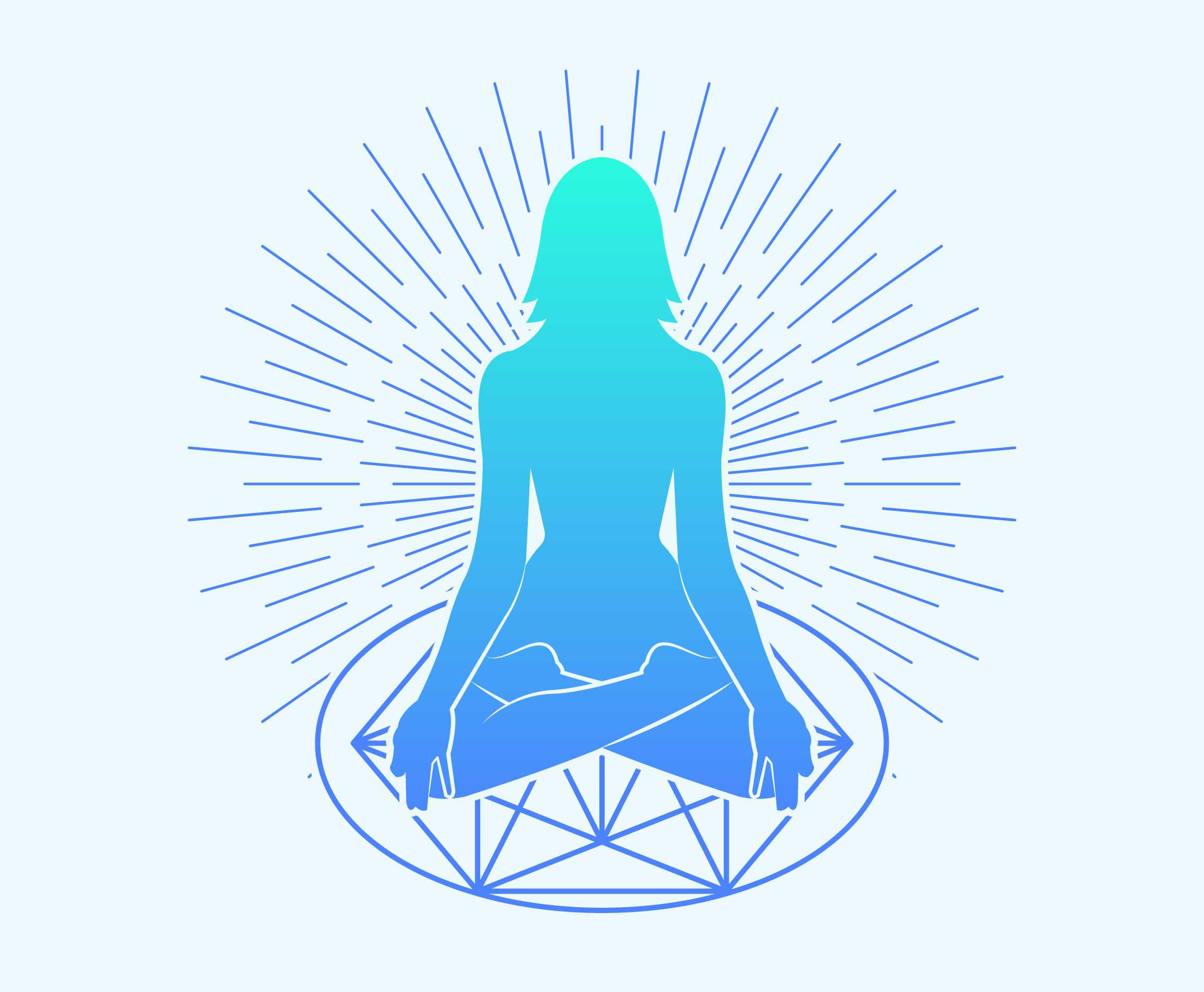 Blue Healing Tarot Logo