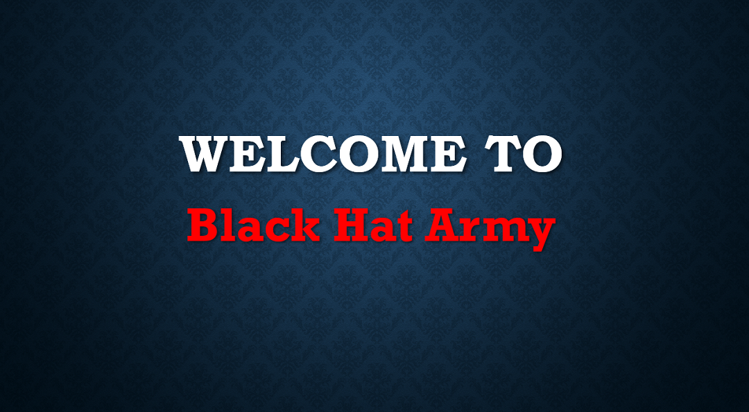 Black Hat Army Logo