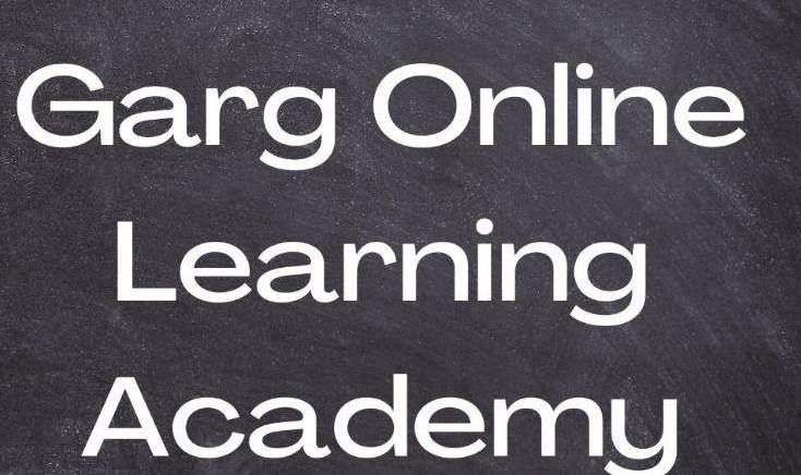 Garg Online Learning Academy Logo