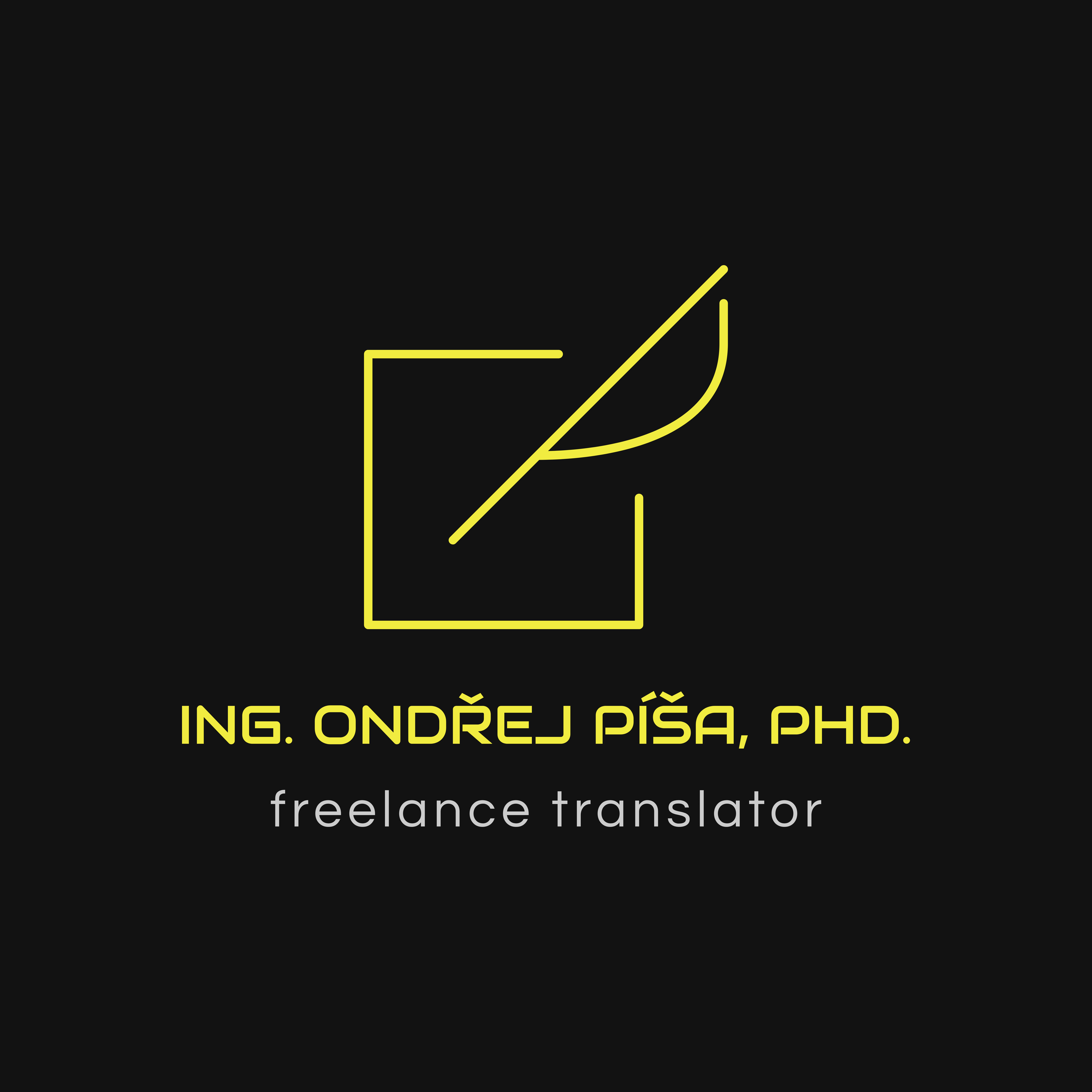 Ing. Ondřej Píša Logo