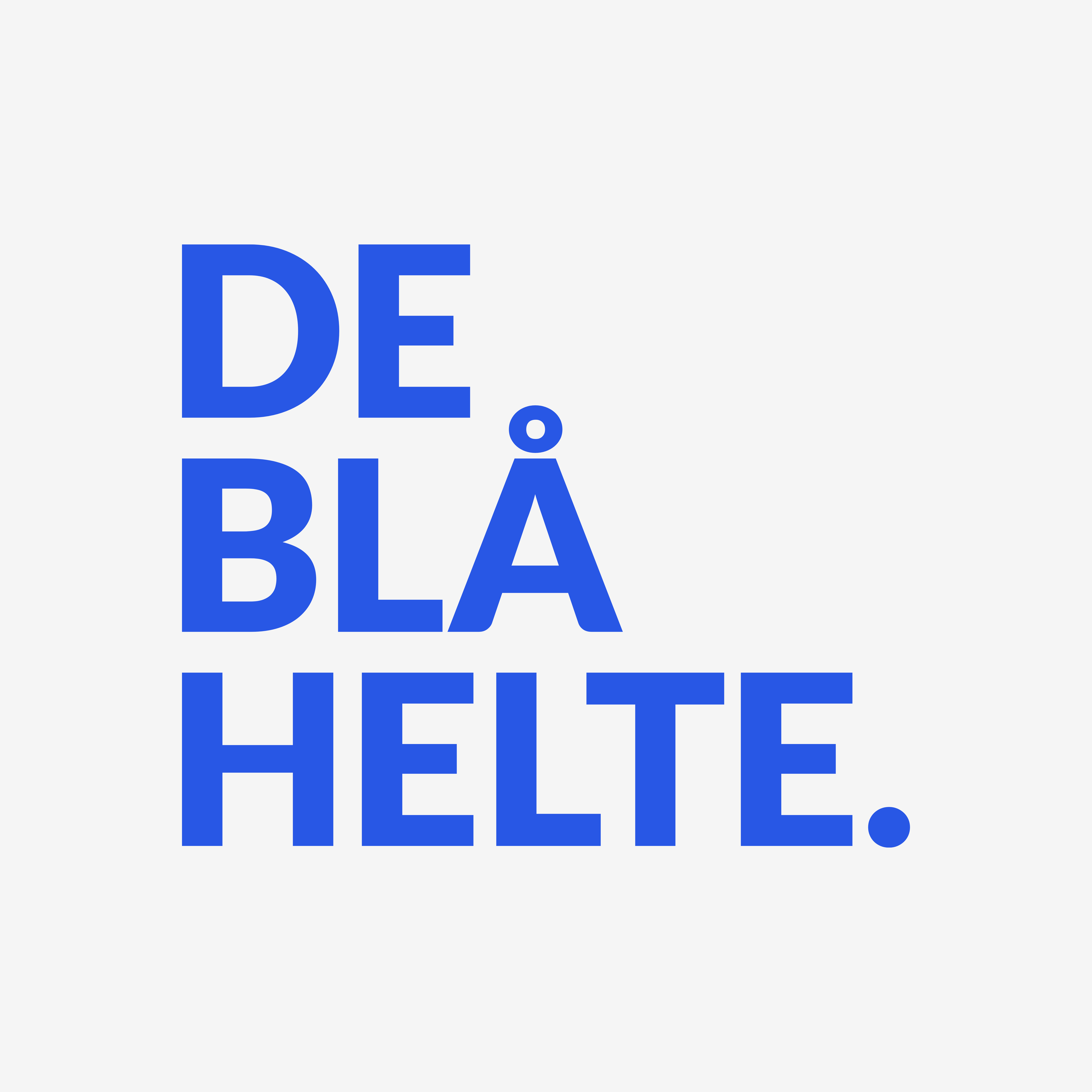 DE BLÅ HELTE APS Logo