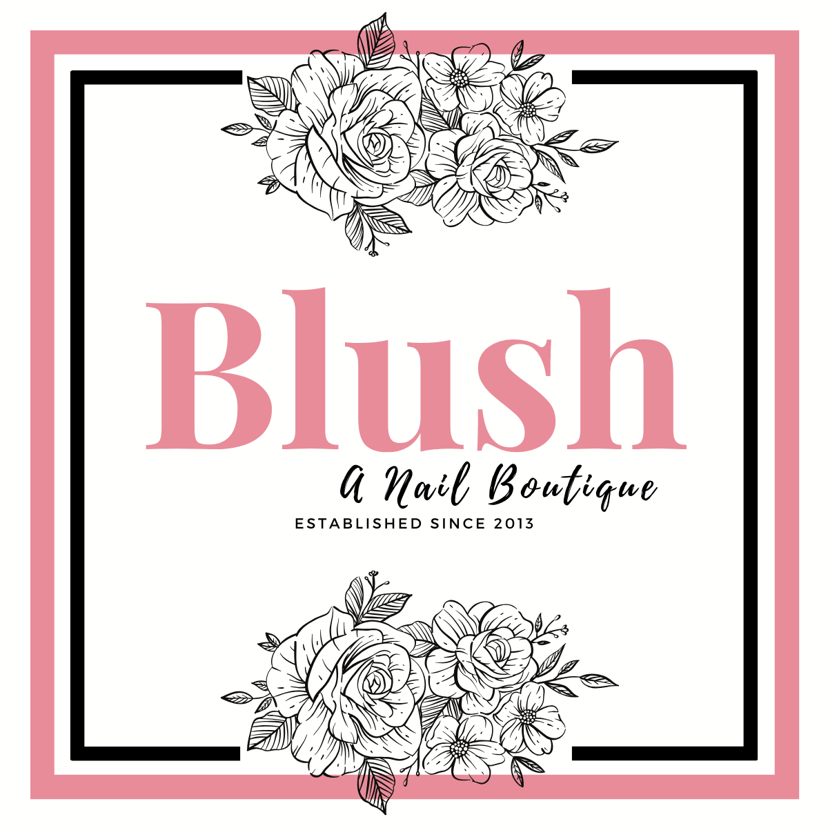 Blush, A Nail Boutique Logo