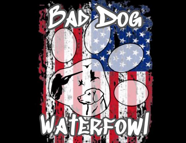 BAD DOG WATERFOWL Logo