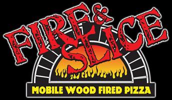 Fire and Slice Mobile Wood Fire Pizza Logo
