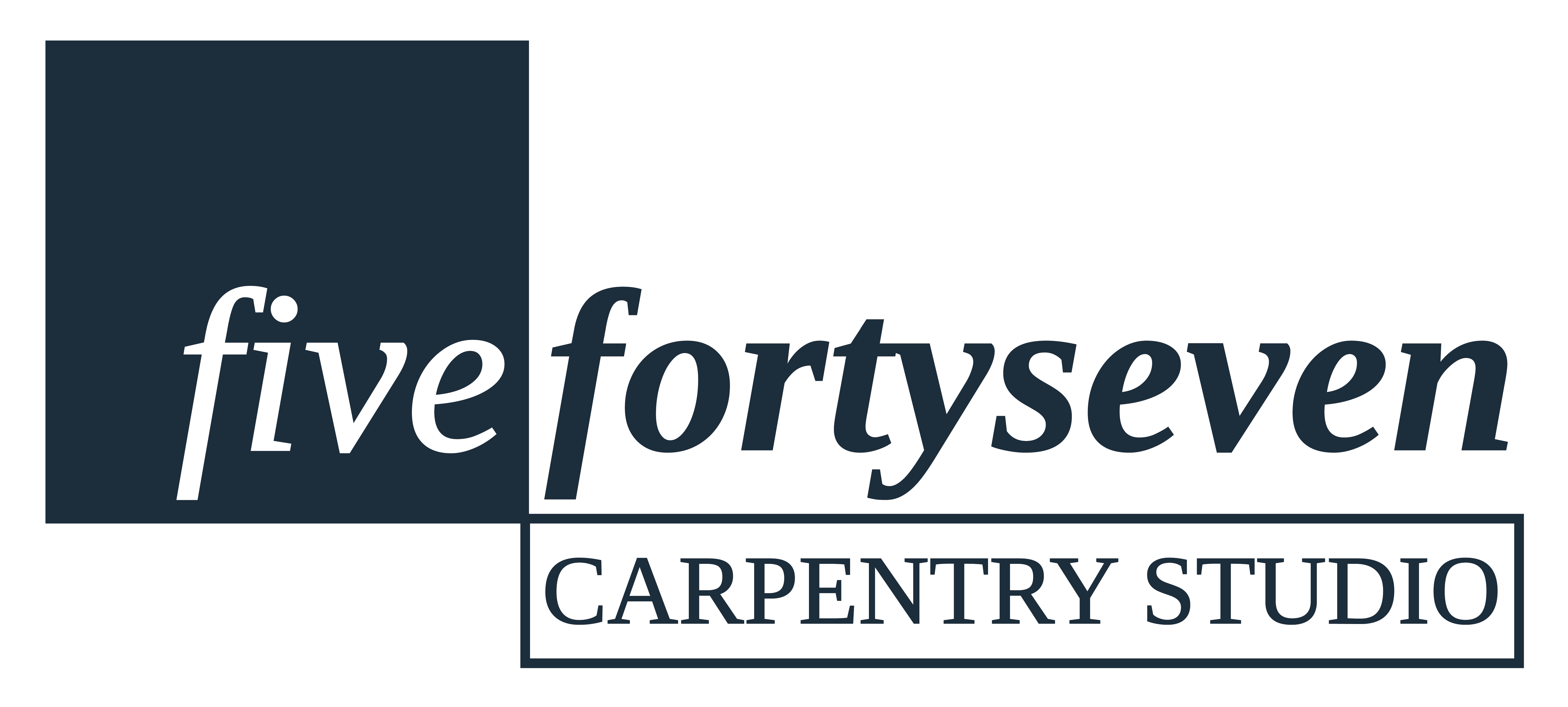 fivefortyseven Carpentry Studio Logo