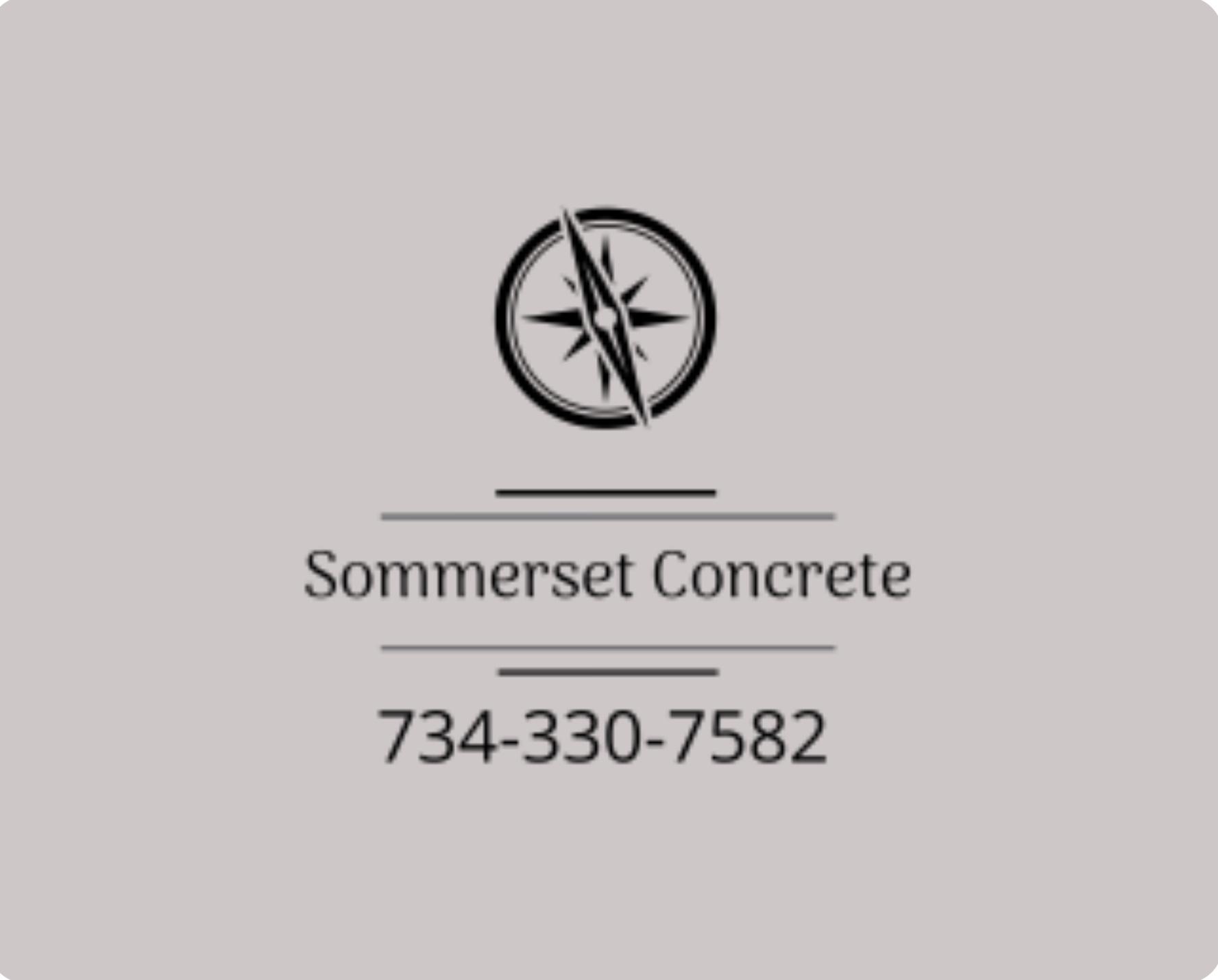 Sommerset Concrete, LLC. Logo
