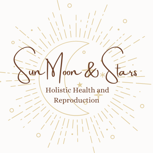 Sun Moon & Stars Holistic Health & Reproduction Logo