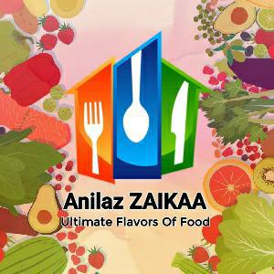 Anila'z "ZAIKAA" Ultimate Flavors Of Food Logo