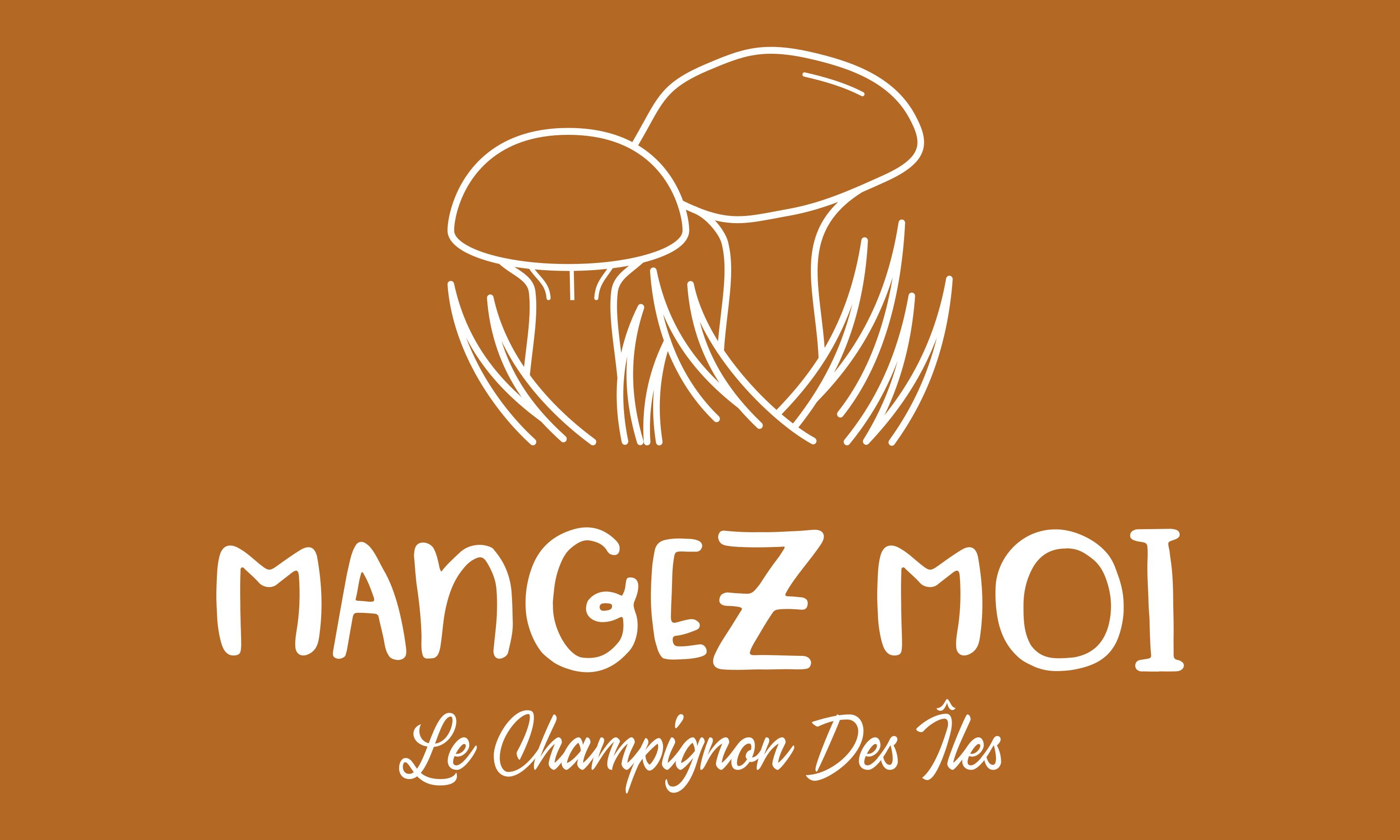 MANGEZ-MOI, Le champignon des iles Logo