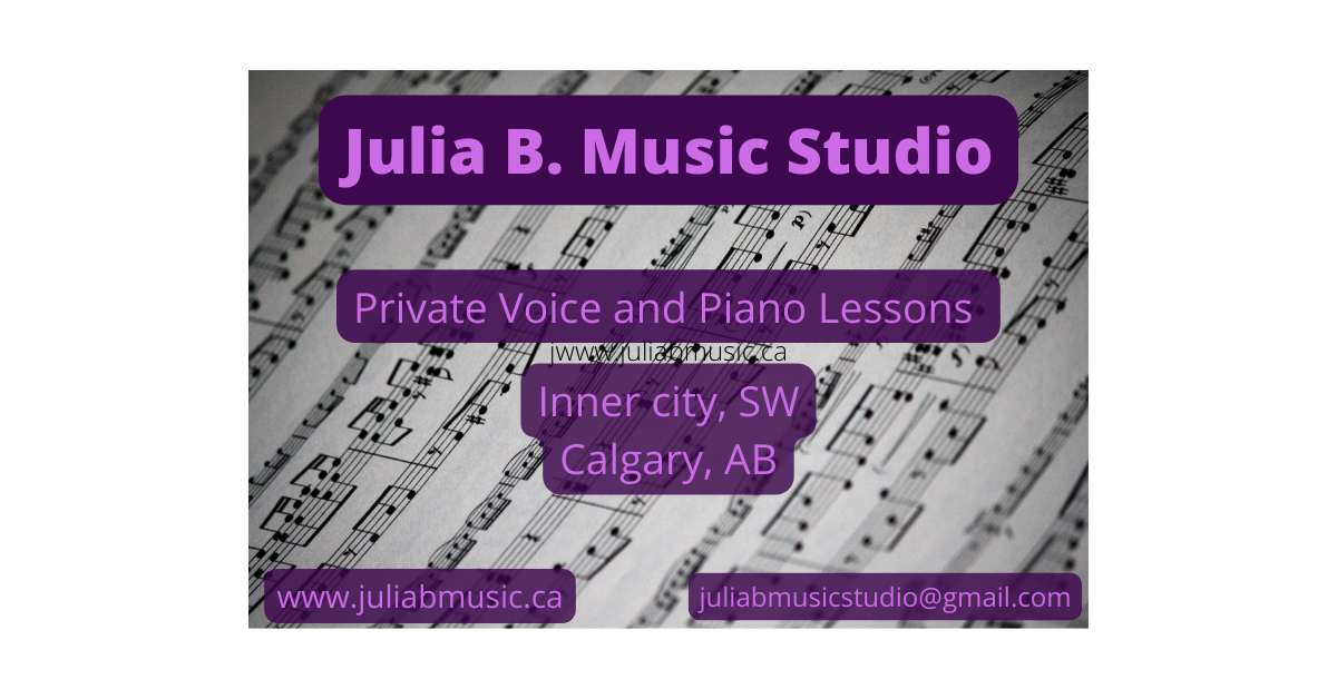 Julia B. Music Studio Logo