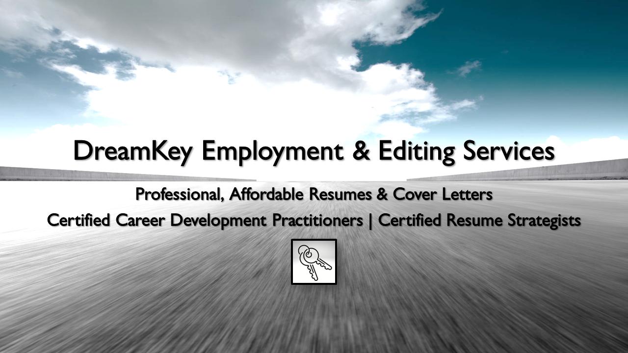 DreamKey Employment & Editing Services Logo