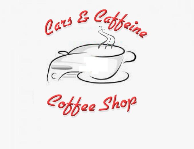 Cars & Caffeine Coffee Shop Logo