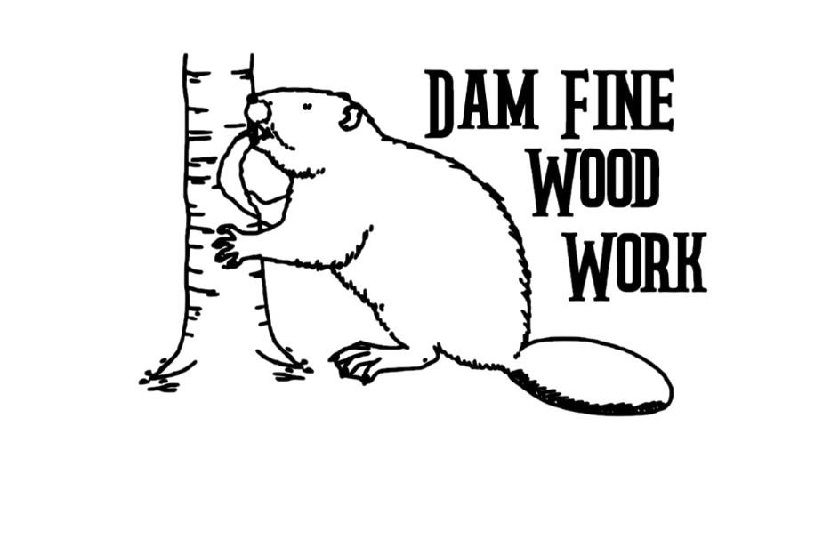 Dam Fine Wood Work Logo
