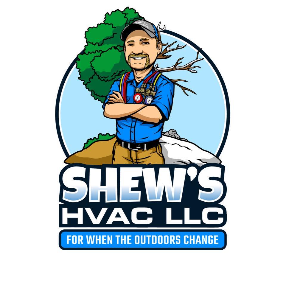 Shew's HVAC LLC. Logo