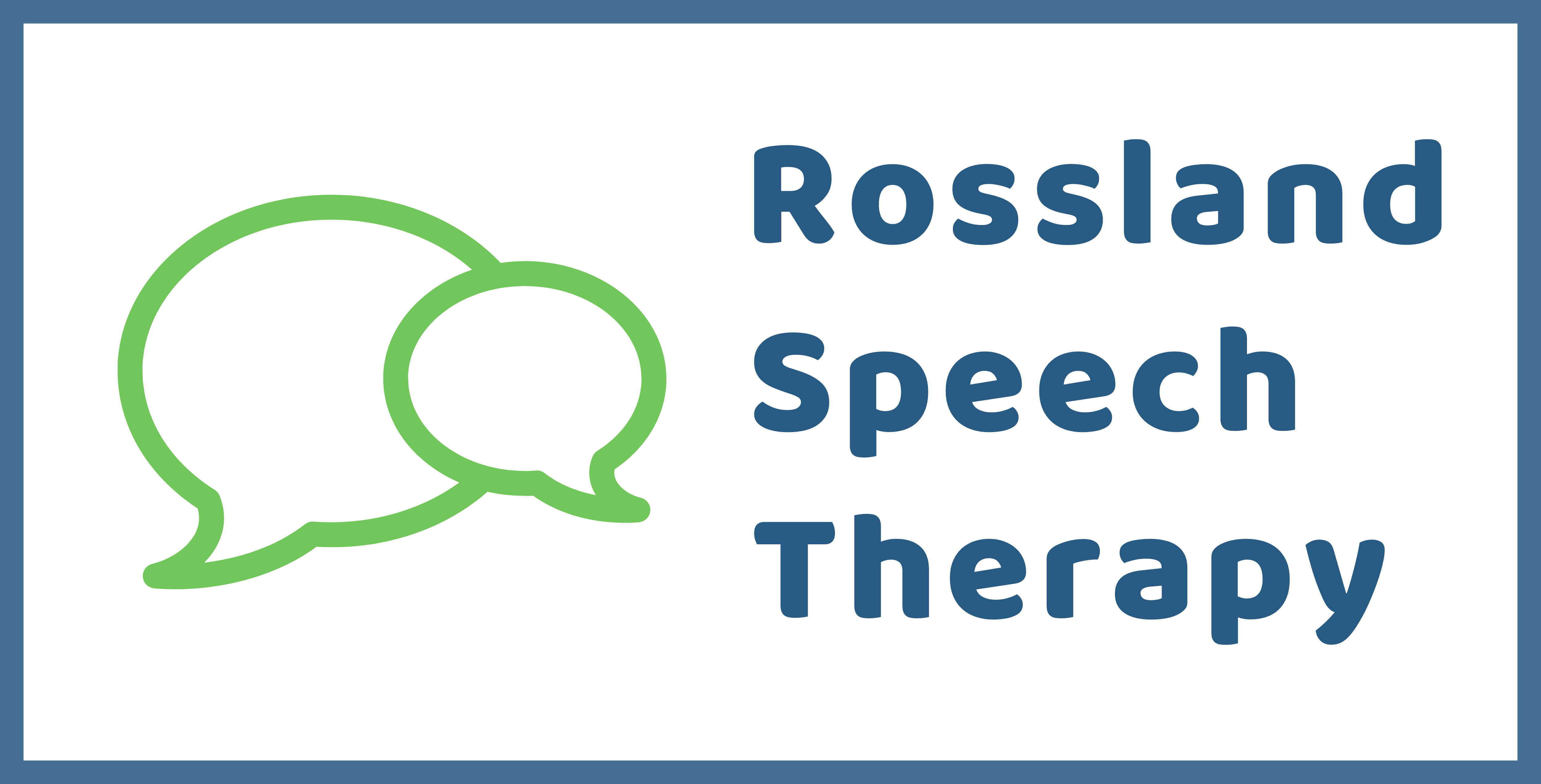 Rossland Speech Therapy Logo