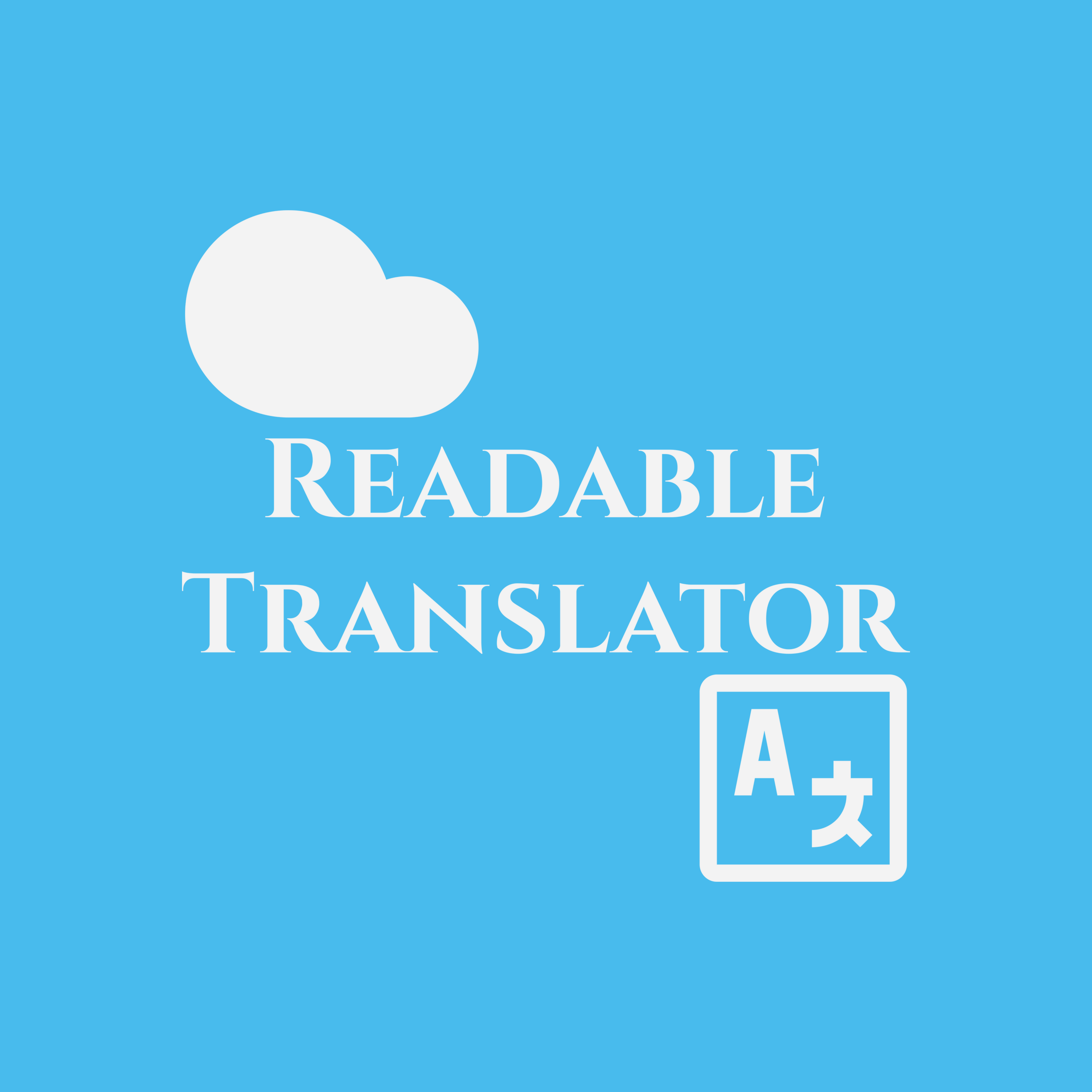 Readable Translator Logo