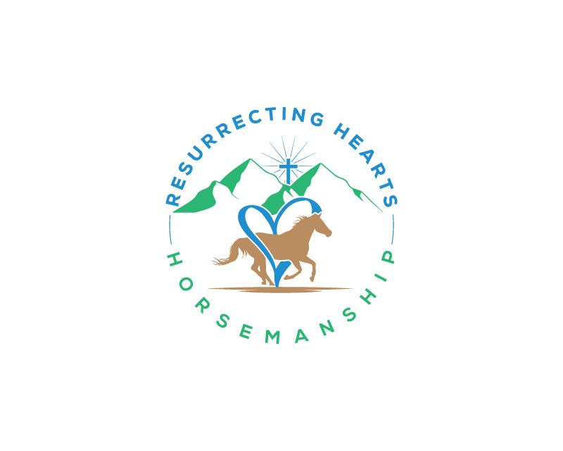 Resurrecting Hearts Horsemanship Logo