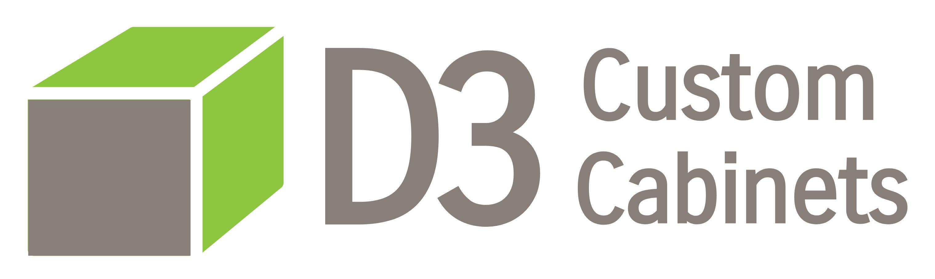 D3 Custom Cabinets Logo