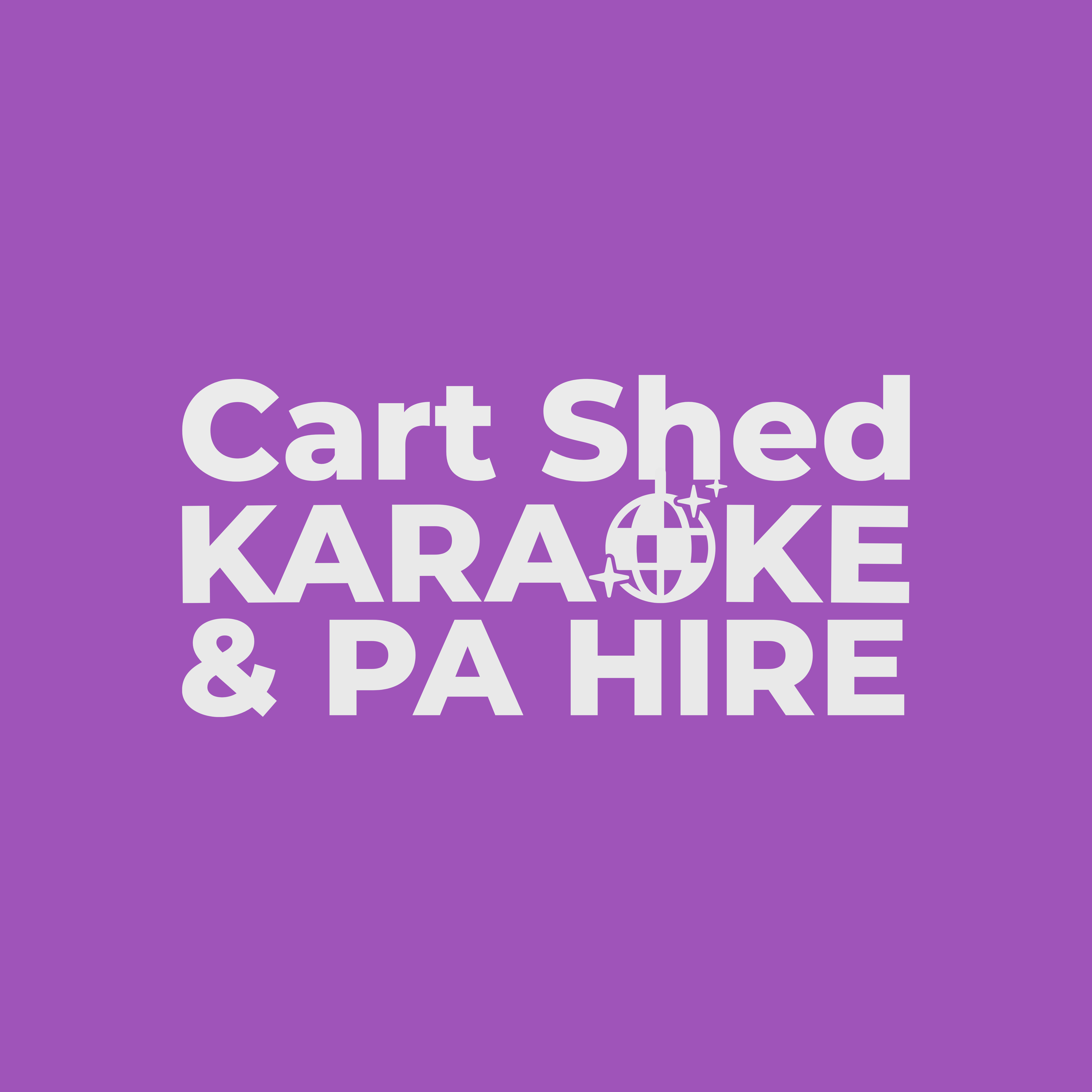 Cart Shed Karaoke and PA Hire Logo