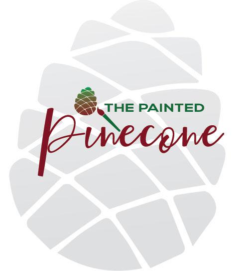 The Painted Pinecone Logo