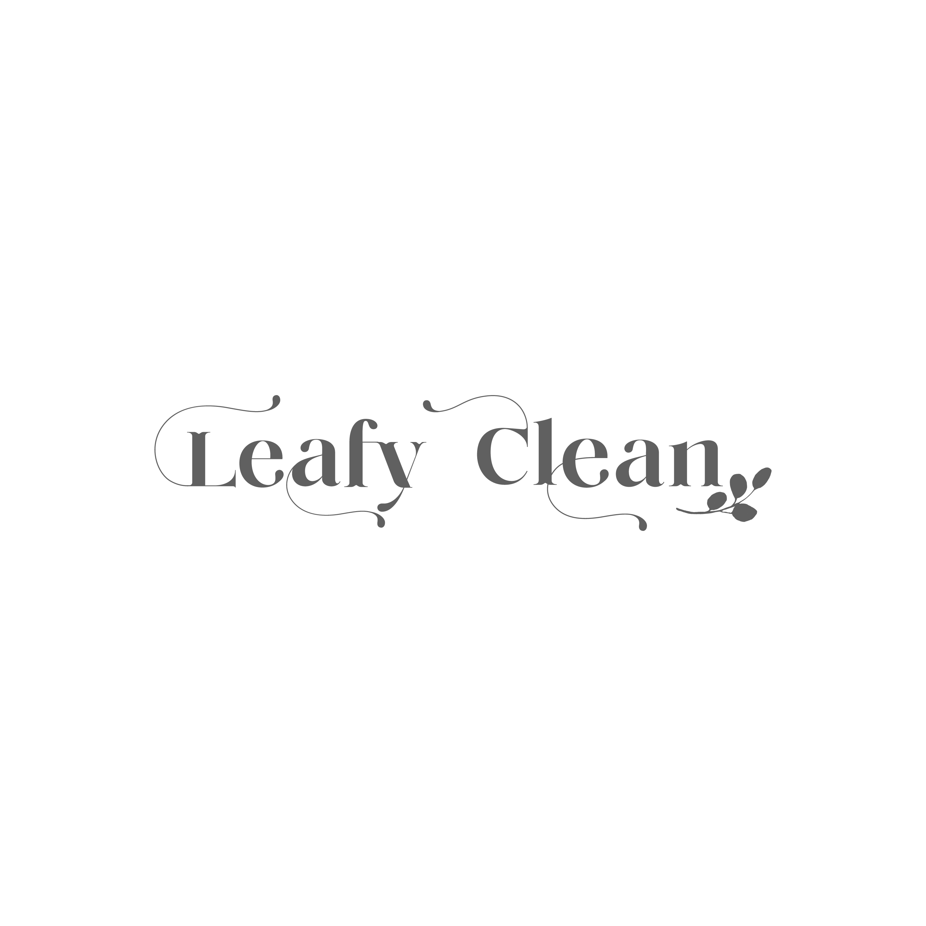 Leafy Clean Logo