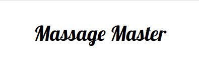 Massage Master Logo