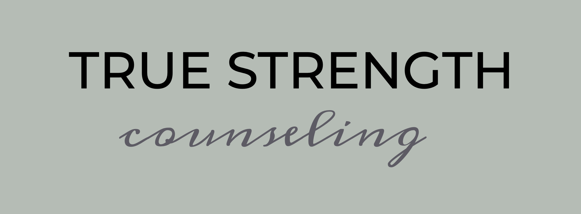 True Strength Counseling  Logo