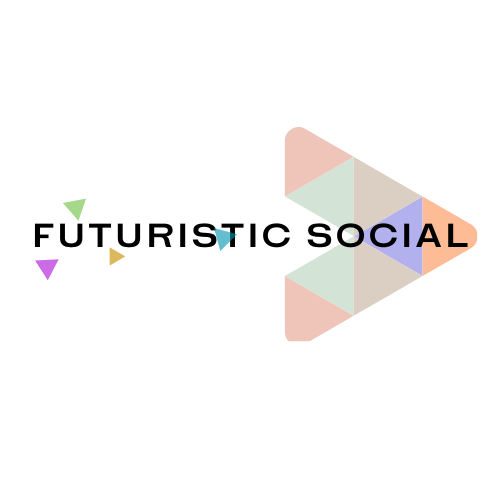 futuristic social Logo