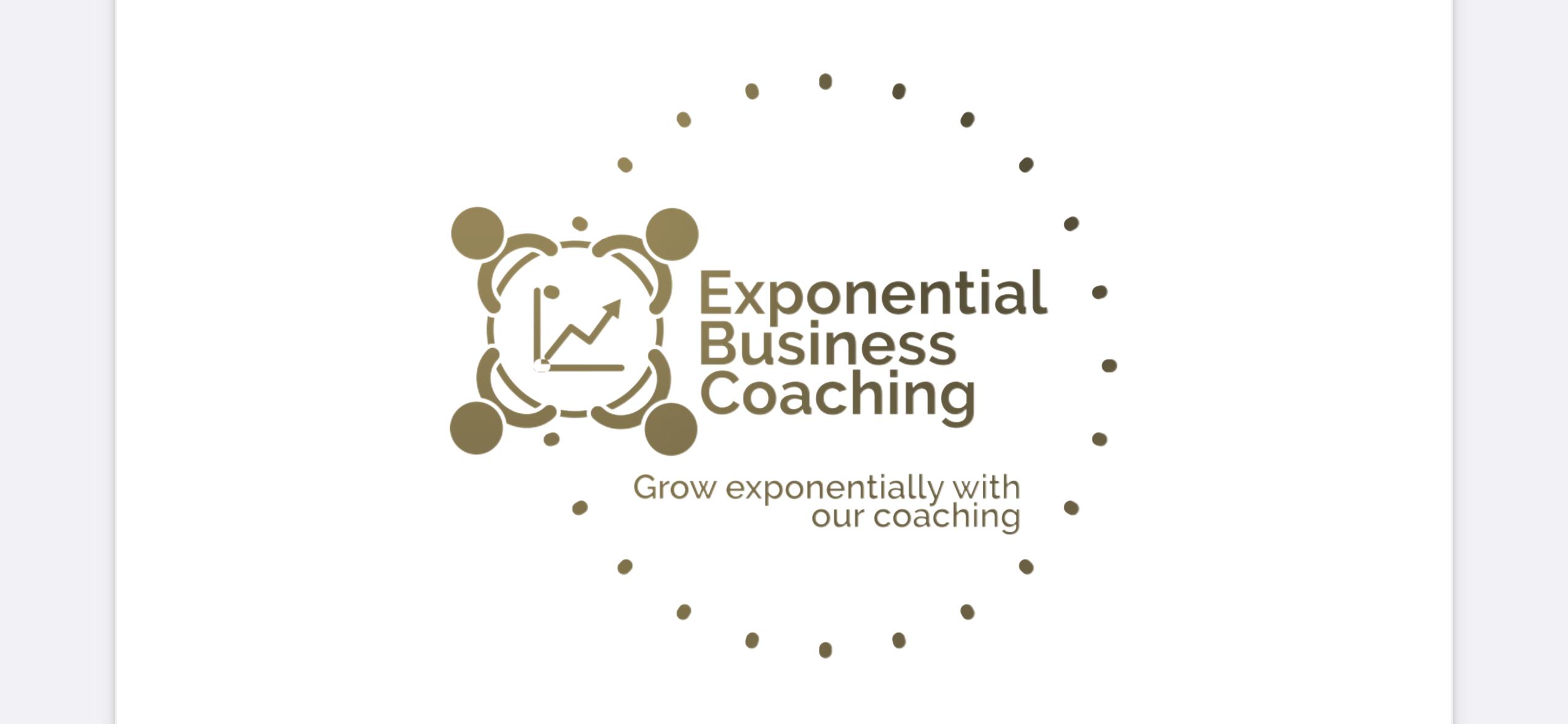 Exponential Business coaching Logo