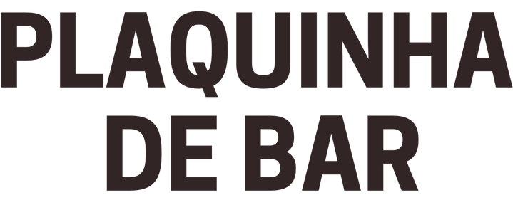 Plaquinha de Bar Logo